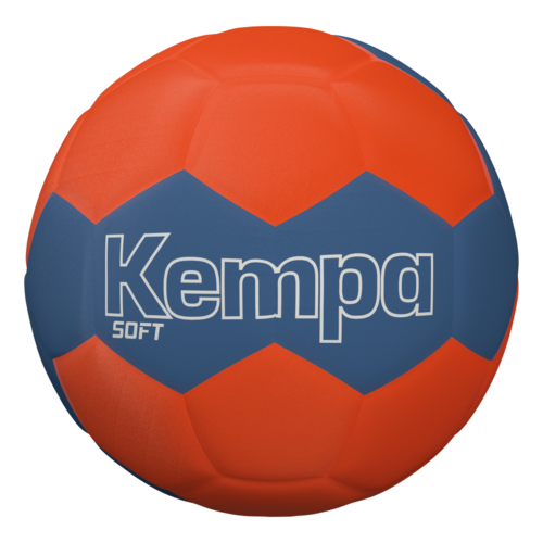Kempa Soft - ice grau/fluo rot