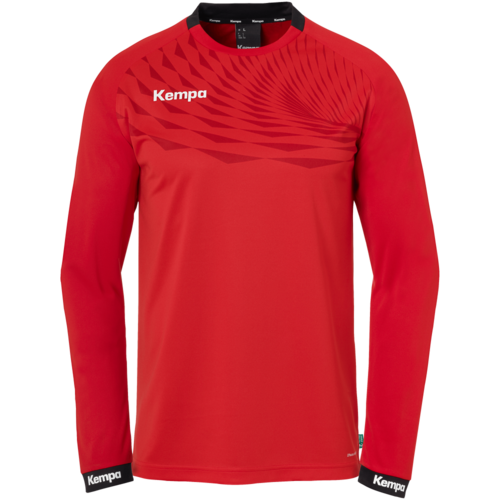 Kempa Wave 26 Longsleeve - rot/chilirot
