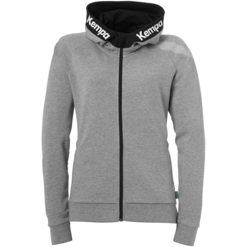 Kempa Core 26 Hood Jacket Women - dark grau melange