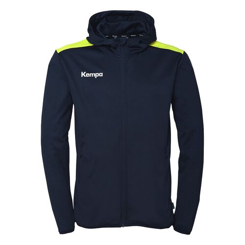 Kempa Emotion 27 Kapuzenjacke - marine/fluo gelb