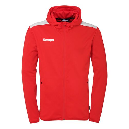 Kempa Emotion 27 Kapuzenjacke - rot/wei�