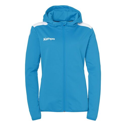Kempa Emotion 27 Kapuzenjacke Damen - kempablau/wei�