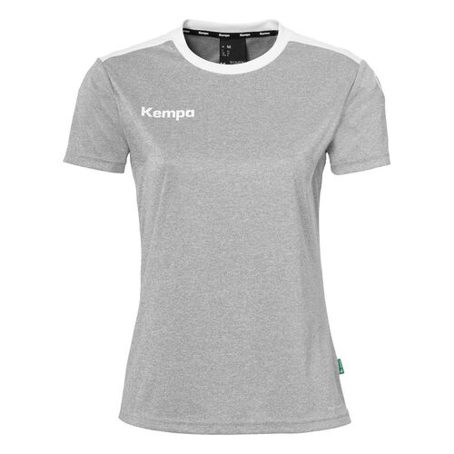 Kempa Emotion 27 Shirt Damen - dark grau melange/wei�