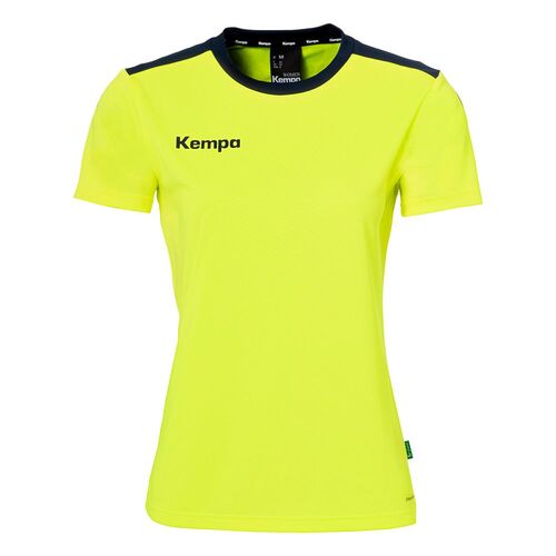 Kempa Emotion 27 Shirt Damen - fluo gelb/marine