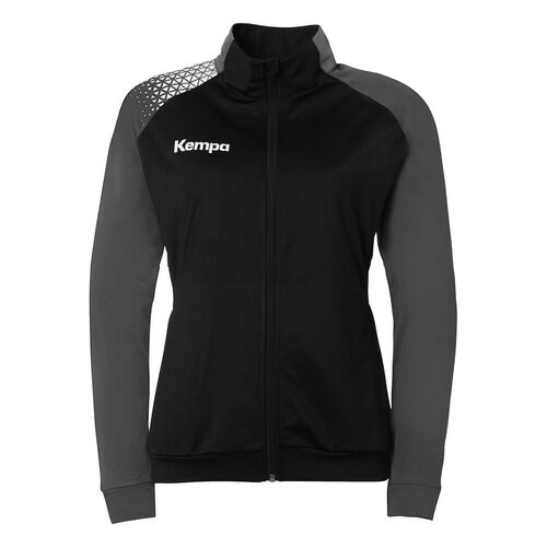 Kempa Ambition 28 Poly Jacke Damen - schwarz/anthra