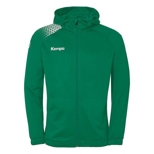 Kempa Ambition 28 Kapuzenjacke - lagune/wei�