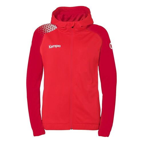 Kempa Ambition 28 Kapuzenjacke Damen - rot/chilirot