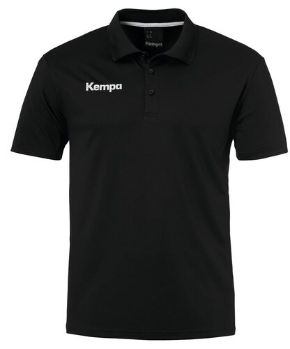 Kempa Poly Polo Shirt - schwarz