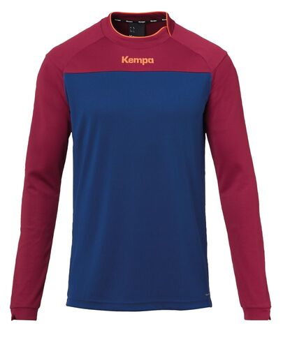 Kempa Prime Longsleeve - deep blau/deep rot