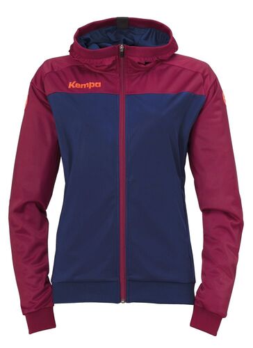 Kempa Prime Multi Jacke Women - deep blau/deep rot