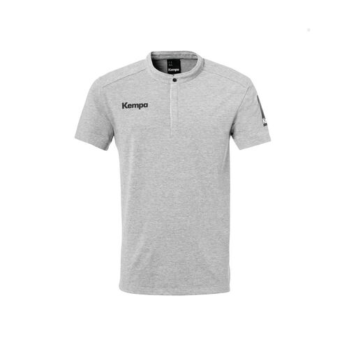 Kempa Status Polo Shirt - grau melange