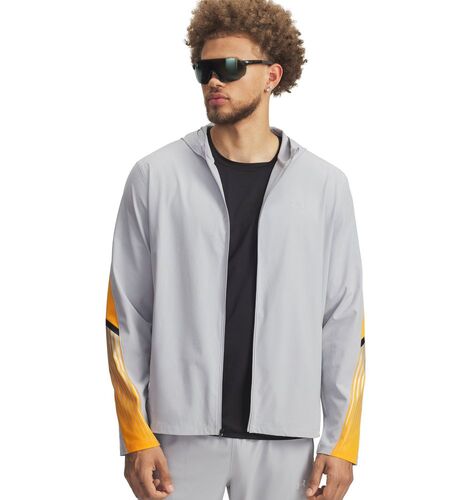 Under Armour Ua Velociti Storm Hooded Jkt - mod gray