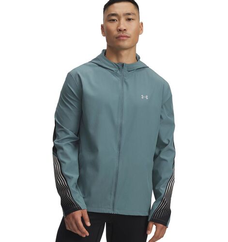 Under Armour Ua Velociti Storm Hooded Jkt - jasper blue