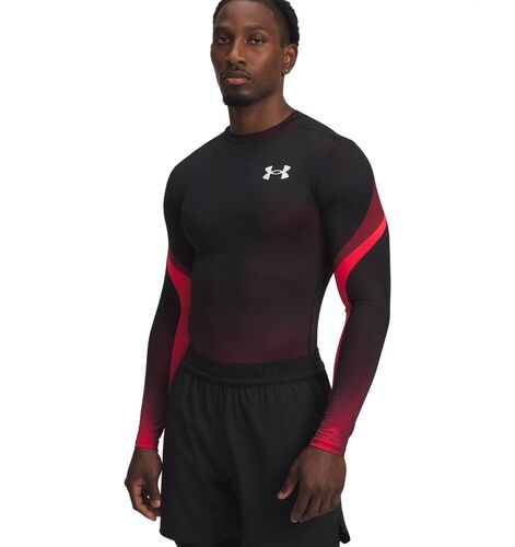 Under Armour Ua Heatgear Sub Crew Ls - red