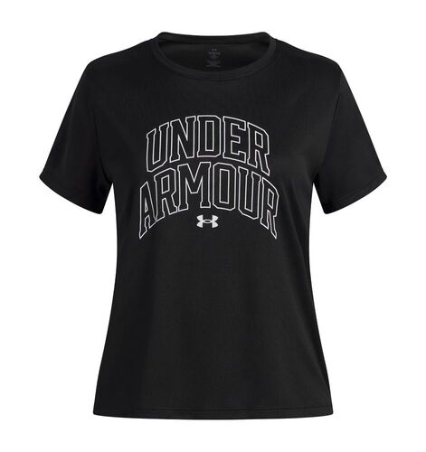 Under Armour Tech Varsity Graphic Ss - black