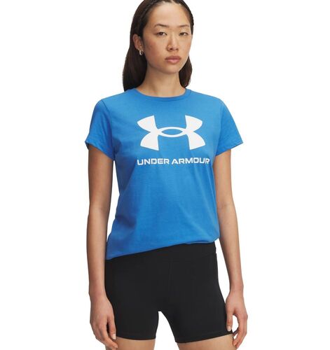 Under Armour Ua Logo Ss - blue atlantis