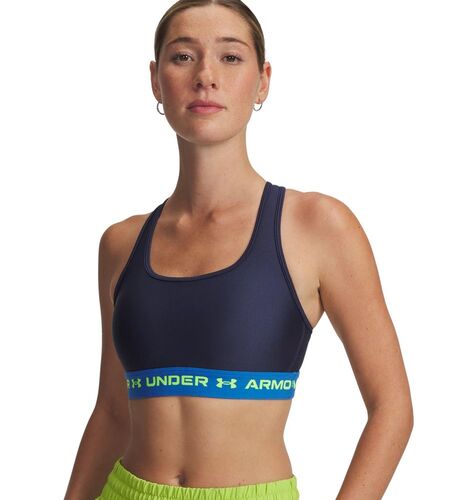 Under Armour Crossback Mid Bra - washed navy
