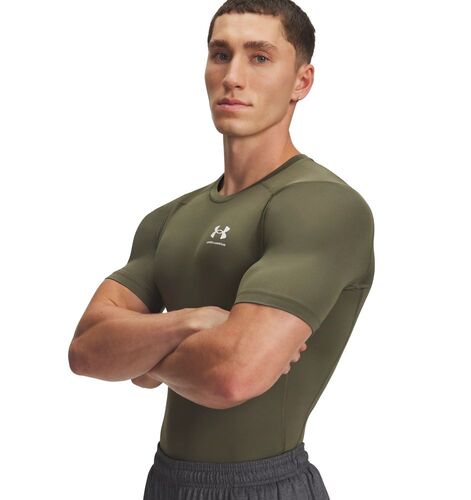 Under Armour Ua Hg Armour Comp Ss - marine od green