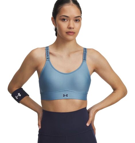 Under Armour Ua Infinity Mid 2.0 Bra - blue smoke