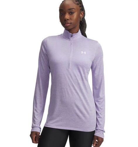 Under Armour Tech 1/2 Zip- Twist - transparent