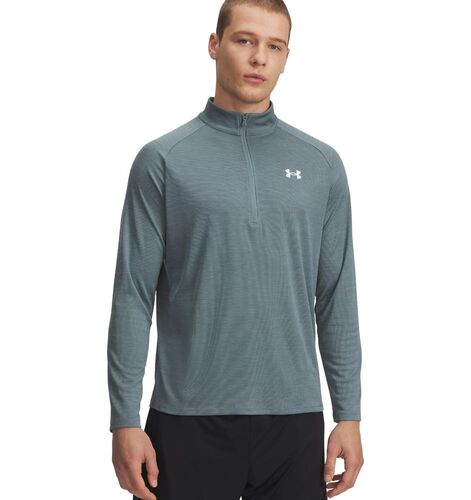 Under Armour Ua Tech Textured 1/2 Zip - jasper blue