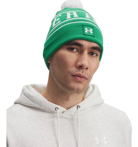 Under Armour M Halftime Pom Beanie - team kelly green