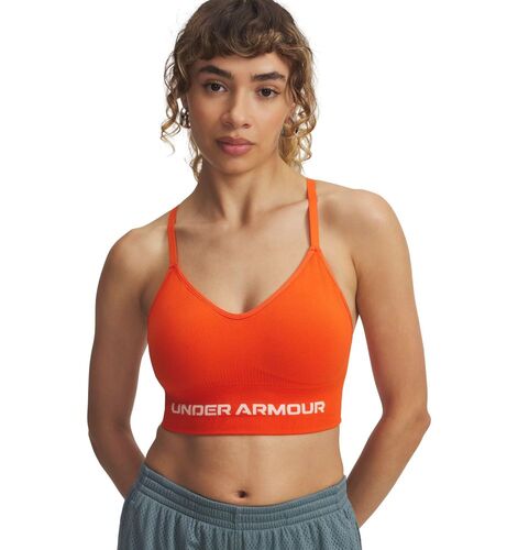 Under Armour Vanish Seamless Low Bra - orange base