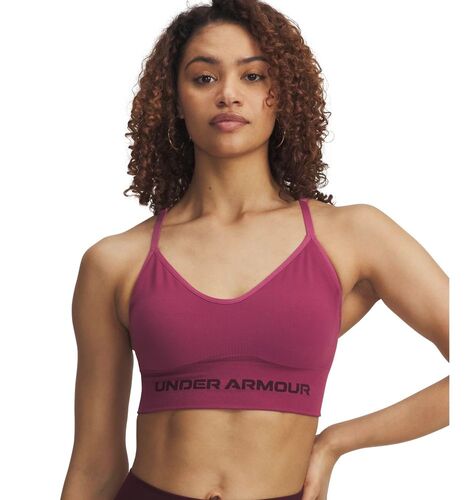 Under Armour Vanish Seamless Low Bra - fuchsia dusk