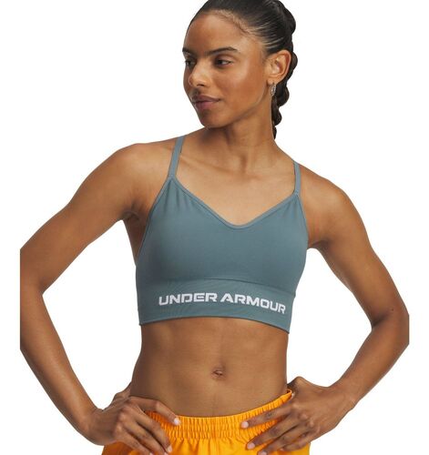 Under Armour Vanish Seamless Low Bra - jasper blue