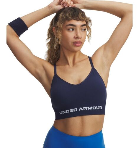 Under Armour Vanish Seamless Low Bra - washed navy