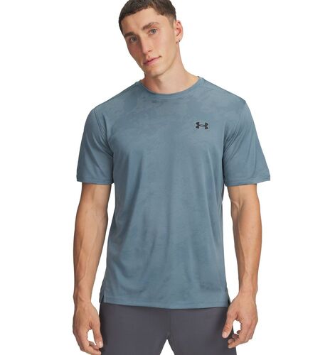 Under Armour Ua Tech Vent Jcqrd Ss - jasper blue