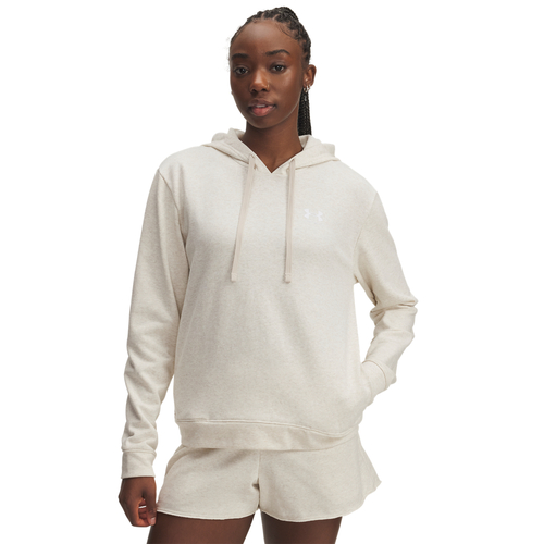 Under Armour Ua Rival Terry Hoodie - oatmeal light heather