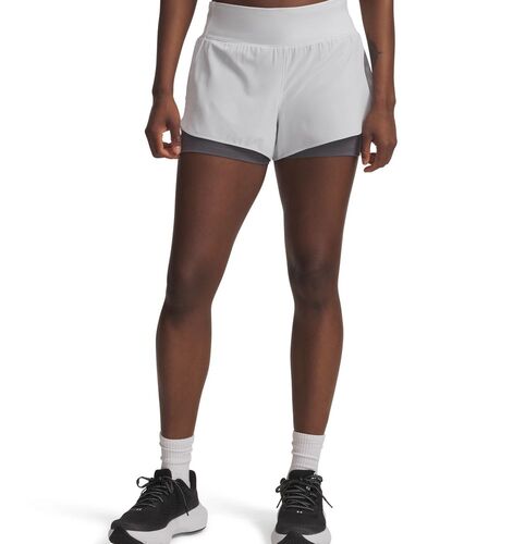 Under Armour Ua Launch Pro 3 2In1 Shorts - halo gray