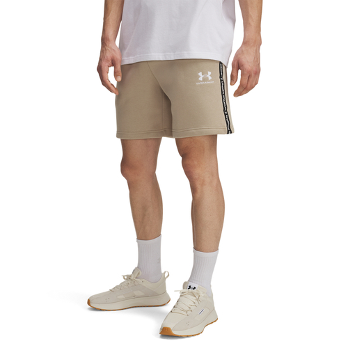 Under Armour Ua Icon Fleece Short Taping - city khaki