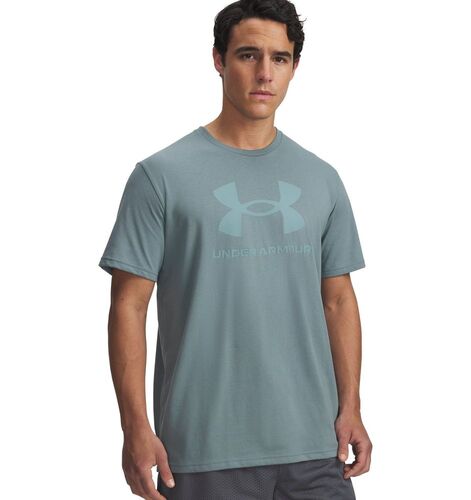 Under Armour Ua Sportstyle Logo Update Ss - jasper blue