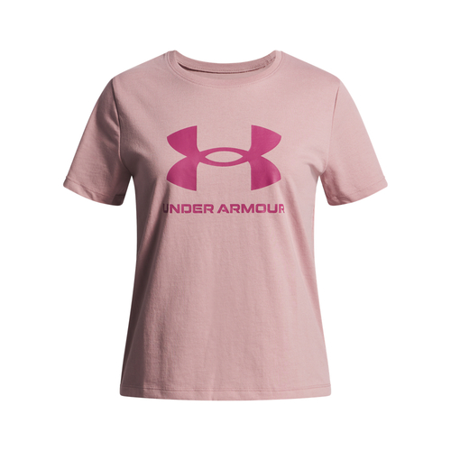 Under Armour Ua Big Logo Ss - tourmaline pink