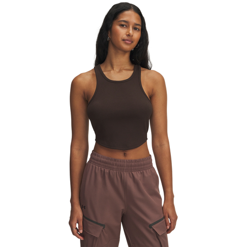 Under Armour Ua Rival Rib Tank - kona brown