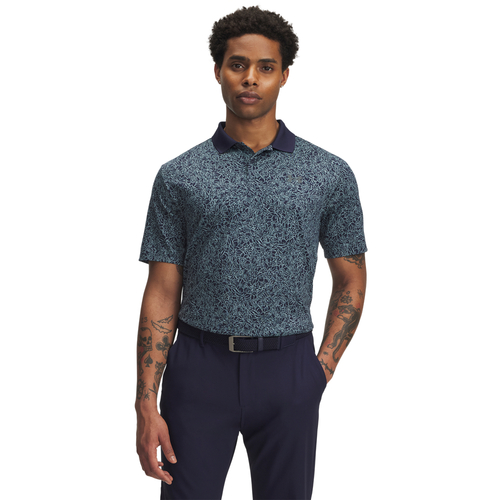Under Armour Ua Matchplay Printed Polo - midnight navy