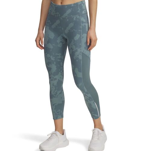 Under Armour Ua Launch Ankle Print Tights - jasper blue