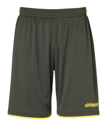 Uhlsport Club Shorts - dark olive/fluo gelb