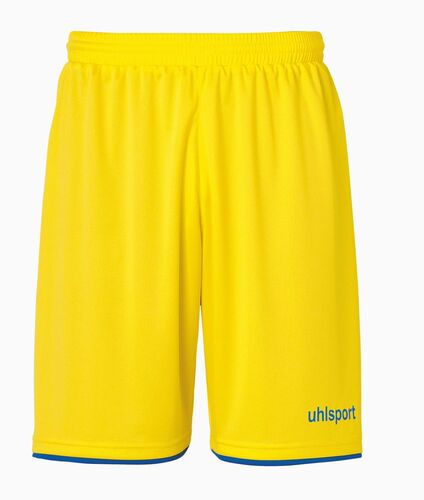 Uhlsport Club Shorts - limonengelb/azurblau