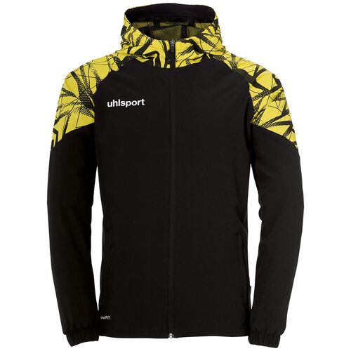 Uhlsport Goal 25 Evo Woven Hood Jacket - schwarz/limonengelb