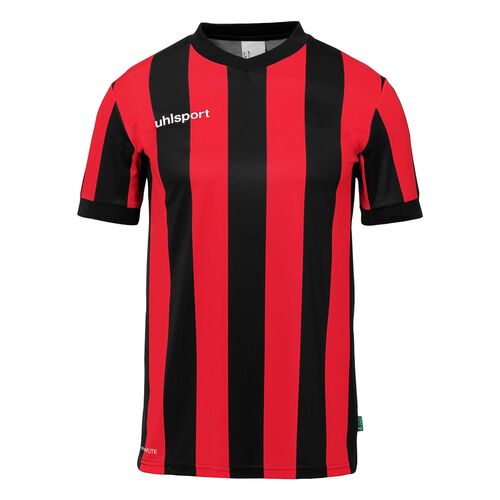 Uhlsport Retro Stripe Shirt Kurzarm - schwarz/rot