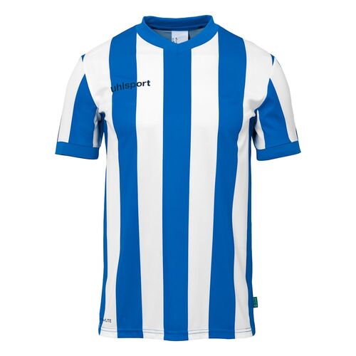 Uhlsport Retro Stripe Shirt Kurzarm - azurblau/wei�