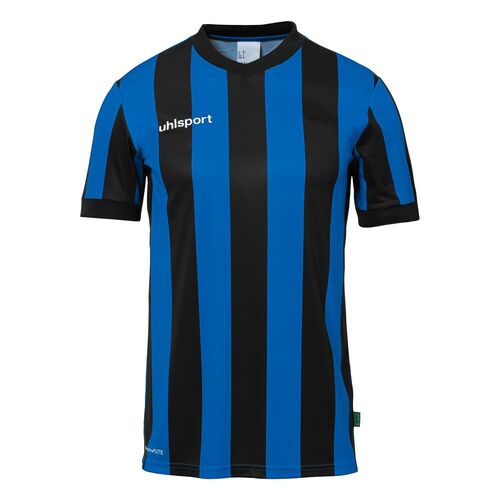 Uhlsport Retro Stripe Shirt Kurzarm - schwarz/azurblau