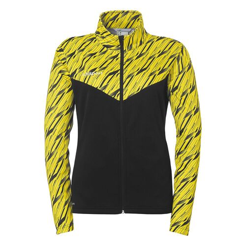 Uhlsport Progressive 28 Poly Jacke Damen - schwarz/limonengelb