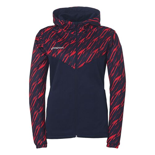 Uhlsport Progressive 28 Multi Hood Jacke Damen - marine/rot