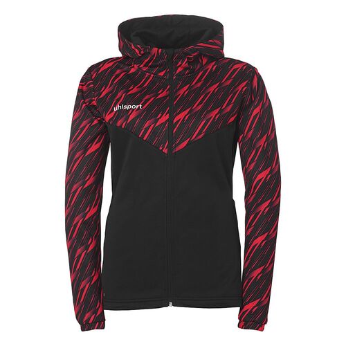 Uhlsport Progressive 28 Multi Hood Jacke Damen - schwarz/rot