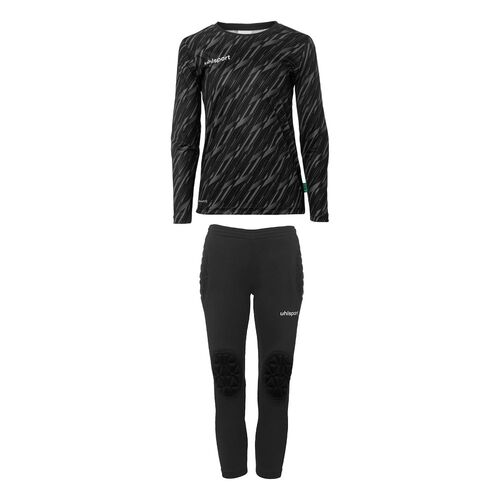 Uhlsport Progressive Torwart Set Junior - schwarz