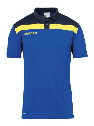 Uhlsport Offense 23 Polo Shirt - azurblau/marine/limonenge